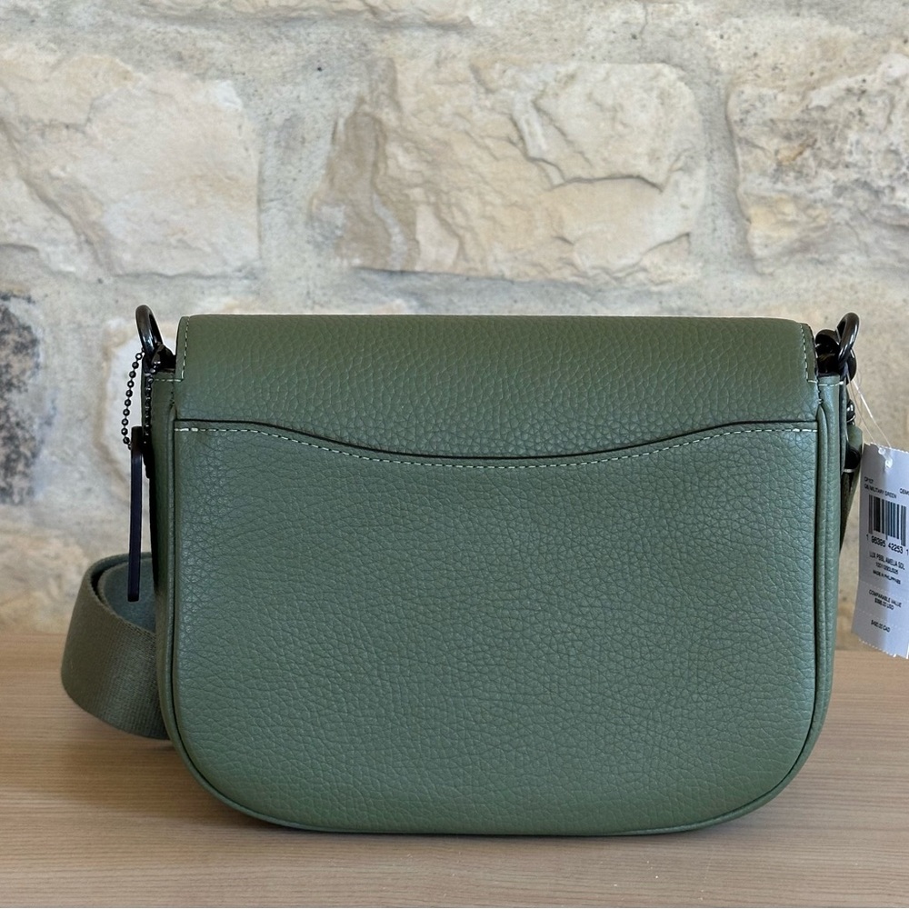 Coach Amelia Saddle Bag leather NWT Authentic - Picture 5 of 10